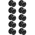thumbnail image 1 of Bouton de Porte Mat Fonction de Passage Bouton de Porte de Passage pour Hall et Garde-Robe Serrures de Porte Verrouillables Bouton Rond à Bille Style Colonial Poignée de Porte Bouton Ouverture Gauche et Droite, 1 of 7