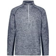 thumbnail image 3 of Holloway Sportswear S Electrify Coolcore® 1/2 Zip Pullover Navy Heather 222574, 3 of 5