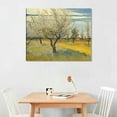 thumbnail image 2 of Nawypu Large Canvas Prints Wall Art Orchard with Blossoming Apricot Trees Artwork of Van Gogh Famous Oil Paintings Reproduction Modern Classic Giclee Flowers Landscape Pictures for Home, 2 of 4
