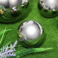 thumbnail image 4 of 6 Pcs Globes Miroir Boules en Acier Inoxydable Polissage Miroir Décorations de Jardin, 4 of 5