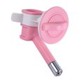 thumbnail image 1 of Dispensador de agua para perros y gatos, bebedero automático con boquilla de plástico, bebedero, fuente colgante, alimentador (rosa), 1 of 9