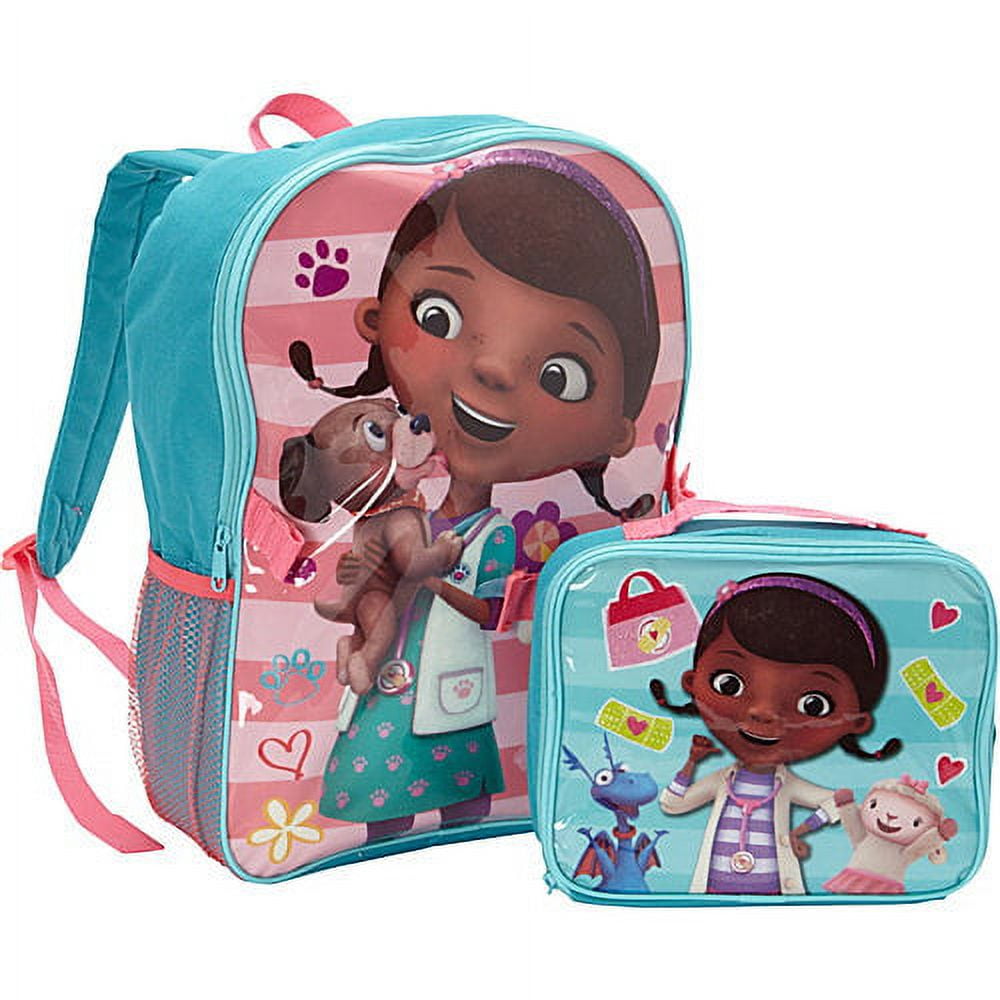 Doc Mcstuffins Backpack With Lunch Kit Backpack Walmart