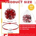 thumbnail image 2 of Juego de pulseras y llaveros con pompones Ecation Cheerleader, 20 unidades, 2 of 6