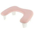thumbnail image 1 of Descanso de brazo único para técnicos de uñas en forma de U con soportes desmontables y almohadillas antideslizantes, almohada de brazo rosa, 1 of 7
