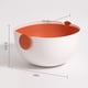thumbnail image 3 of Yhmxh Utensilios de cocina Juego de 2 coladores y cuencos, resistente y apto para lavar frutas y verduras, pasta y frutas. Seguro. Muebles para cocina Accesorios de cocina Mueble organizador cocina, 3 of 6