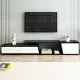 thumbnail image 2 of Modern TV Stand | Ideal for Office and Living Room Use | Easy - Maintain UV Surface | Fits up to 100 - inch TVs, 2 of 6