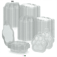 thumbnail image 2 of TOP! 100 Pack Wax Melts, Cat'S Transparent Empty Plastic Melt Container for CorelessTart Candles, 2 of 4