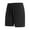 Black, variant on BOOMNY Men's Shorts Solid Color Elastic Waist Drawstring Sports Shorts For Man Loose Fit Quickly Dry Summer Shorts Leisure Mens Dailywear