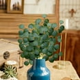 thumbnail image 1 of Planta Artificial Verde con Hojas de Mariposas, Follaje de Eucalipto y Olivo, 55 Cm, Ramas Decorativas de Plástico Realistas | Decoración de Pared para El Hogar, La Oficina, La Cafetería y El Escrito, 1 of 6