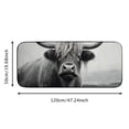 thumbnail image 5 of Heduofu Doormat Black and White Highland Cow Door Mat Decor Front Door Rugs for Entrance Outdoors/Indoor/Bathroom/Kitchen/Bedroom/Entryway Floor Mats 19.68*47.24 in, 5 of 6