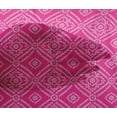 thumbnail image 4 of oneOone Viscose Chiffon Fuschia Pink Fabric Geometric Bandhani Sewing Material Print Fabric By The Yard 42 Inch Wide, 4 of 4