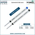 thumbnail image 2 of 6X Schmidt 8126 Mini Capless System Rollerball Refill Blue/Black Fine Tip 0.6mm, 2 of 3