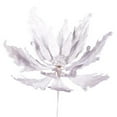 thumbnail image 1 of Vickerman LF202211 16 x 22 in. White Velvet Poinsettia Pick, 1 of 2