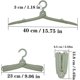 thumbnail image 2 of Percha de ropa plegable de plástico 6 piezas WEIHJMXG Verde, 2 of 5