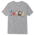 thumbnail image 4 of Tfken Boys Soft Comfy Tops Daily Wear Travel Fashion Tshirts Short Sleeve Casual Print Graphic T-Shirts Summer Tees Kids Cute Clothes Size 3-4 Years, 4 of 5