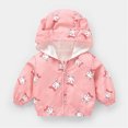 thumbnail image 4 of zuwimk Toddler Boys Windbreaker Casual Outerwear Kids Lightweight Zip Hooded Jacket Baby Cute Dust Coat(6-12 Months,Pink), 4 of 4