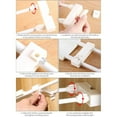 thumbnail image 4 of Wovilon Storage Bags Window Sill Retractable Partition Kitchen -Gap Storage Telescopic Rod Layered, 4 of 9