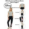 thumbnail image 7 of Women's Plus Size Disney Minnie Mouse Jogger Pants Pockets Fleece Black, 7 of 7
