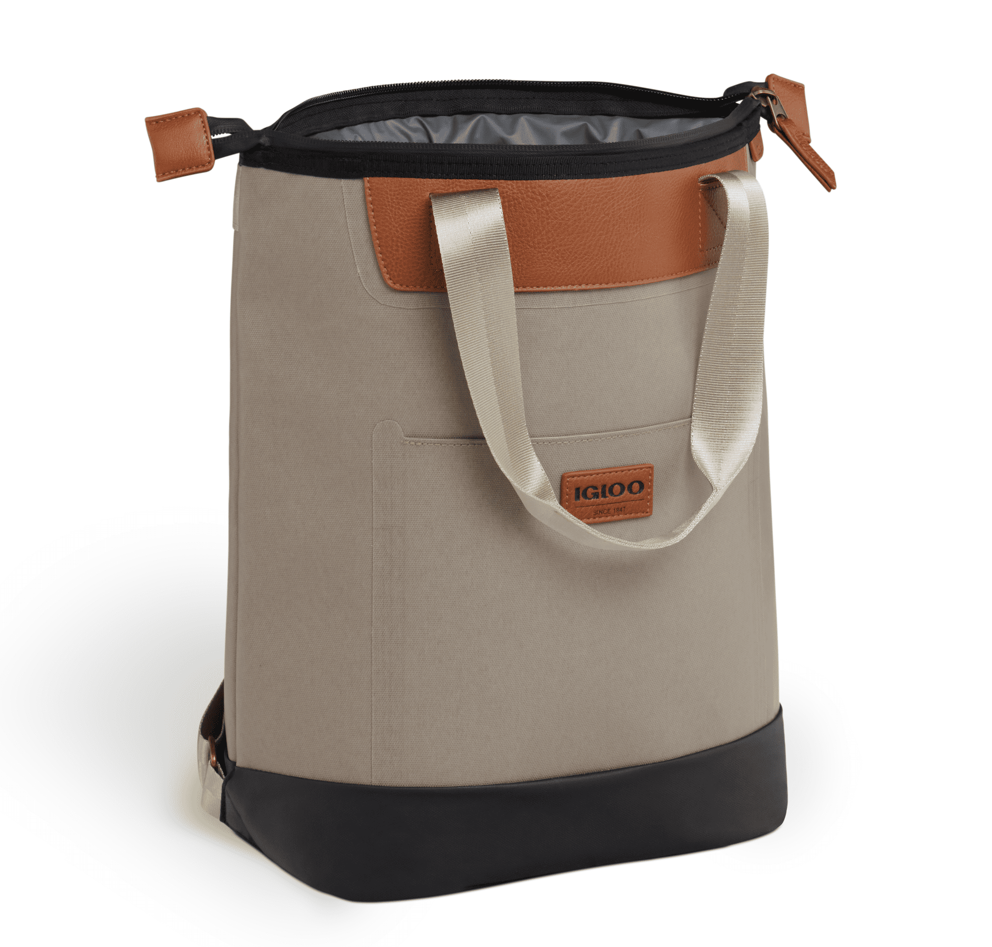 Igloo Aura Tote Backpack Soft Sided 16 cans Cooler, Light Green