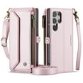 thumbnail image 2 of CaseMe Leather for Samsung Galaxy S24Ultra Case Wallet【RFID Blocking】with 10-Card Holder Zipper Bills Slot, Soft PU Leather Magnetic Shoulder Wrist Strap for Samsung Galaxy S24Ultra Wallet Case Women, 2 of 11