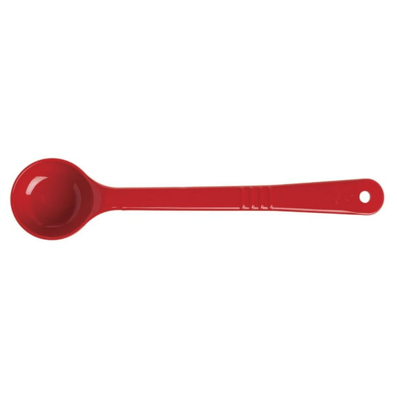 CFS Measure Miser Plastic Measuring Spoon with Long Handle, 2 Ounces, Red