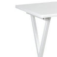 thumbnail image 3 of PJ Wood Folding TV Snack Tray Table Desk Stand, White (6-Piece Set), 3 of 10