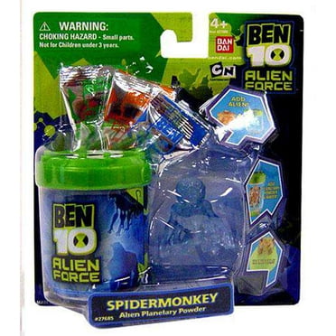Ben 10 Alien Force Spidermonkey Planetary Powder Set