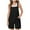 Black, variant on HCNTES Girls Jumpsuit Romper: Sleeveless Cute Long Pants Casual Plain Color Overalls with Side Pockets, Simple yet Charming 11-12 Years Pink