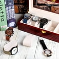 thumbnail image 3 of Enroslu Premium Watch Box for Men Made of 100% Real Wood with Space for 6 Large Watches - Elegant Wooden Storage Box with Glass Window, 3 of 7
