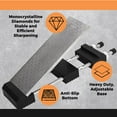 thumbnail image 4 of Diamond Sharpening Stone Set with Adjustable Non-Slip Holder 8 Inch 400/1000 Grit Fine Double-Sided Plate Whetstone Knife Tools, 4 of 8