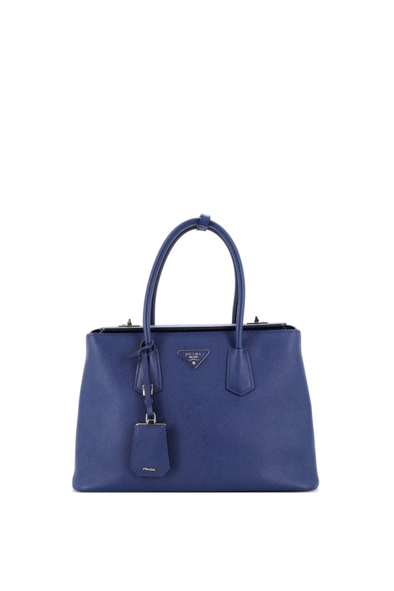 Pre-Owned Turnlock Cuir Twin Tote Saffiano Leather Small By Rebag