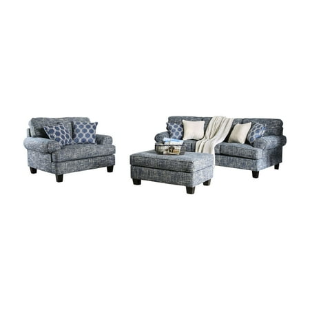 Furniture Of America Colbert 2 Piece Curved Sofa Set