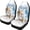 Starfish Pattern, variant on POLERO Flower Vehicle Seat Covers for Sedans, Full Set of 2PCS Removable Front Seat Cover Washable Soft Car Front Seat Cover