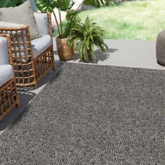 Terra rug 9'x12' - Mixed grey