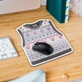 thumbnail image 5 of Wzzjkit Cute Sweater Printing Mouse Pad Personality Office Dormitory High Value Computer Desk Pad Home Portable Mouse Pad, 5 of 5
