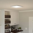 thumbnail image 3 of OST1615W Quoizel Lighting Outskirts - 30W 1 LED Flush Mount in Transitional style - 15 Inches wide by 1 Inch high-White Lustre Finish, 3 of 8