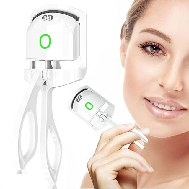 CIICII Heated Eyelash Curler, Rechargeable Electric Eyelash Curler, Long-Lasting Heated Lash Curler for Natural Lashes, Handheld Eyelash Heated Curler with Quick Pre-Heat