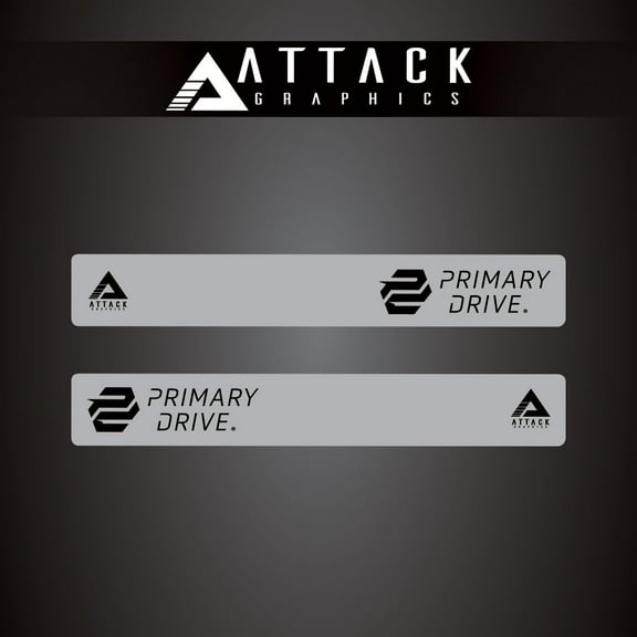 Attack Graphics Renegade Swing Arm Decal Grey for Ktm 250 Mxc 1996,1998-2002