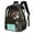Black PVC, variant on Soda Candy Large Clear Backpack Heavy Duty Triple Compartments Waterproof PVC Transparent Backpacks See Through Clear Bookbags for Teen Women Men for Stadium Events College Work Festival, Navy