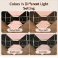 thumbnail image 7 of Design&I 4'x6' Washable Area Rug Pink Black Marble Veined Stone Inspired Polished Surface Art for Reading Nook, Bedroom, Pet Friendly & Non-Slip Built-In Grip, 7 of 7