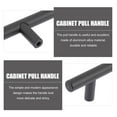 thumbnail image 3 of 2 Pcs Cabinet Handle Drawer Pulls Gold Dresser Black Drawers Modern Handles Round Bar Aluminum Alloy, 3 of 6