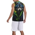 thumbnail image 2 of Sikiie Realistic Style Wolf Warrior Basketball Jersey Reversible Men's Mesh Athletic Sports Shirts Training Practice S-4XLLarge, 2 of 6