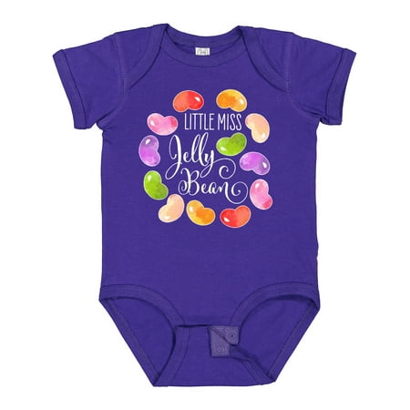 

Inktastic Little Miss Jelly Bean Boys or Girls Baby Bodysuit