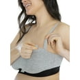 thumbnail image 4 of Kindly Yours Women's Cotton Spandex Maternity Nursing Wire-Free Bralette, Sizes S to XXXL, 4 of 7