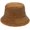 Brown, variant on CoCopeaunts Bucket Hats Fashion Europe America Versatile Thickened Plush Solid Stripe Warm Fisherman's Hat for Men and Women