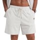 thumbnail image 4 of pstuiky Hombres bajos, Pantalones cortos de pana con cordón ajustable para hombre, holgados, de color liso, con bolsillos, para exteriores, para playa y fitness, para verano, 4 of 5