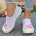 thumbnail image 2 of LEAVINGSUO Shoes for Women Versatile Plus-Size Mesh Breathable Soft Sole Walking Shoes Comfortable Shoes Purple 40, 2 of 9