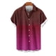 thumbnail image 4 of Mens Casual Manga Corta Botón Abajo Camisas Turndown Cuello Blusa de Impresión, Poliéster Ligero Top de la Moda para el Verano Al Aire Libre Y el Uso Diario, 4 of 6