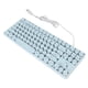 thumbnail image 5 of Teclado de computadora, teclado para juegos, teclado USB redondo para juegos, teclado con teclas, experiencia incomparable, 5 of 9