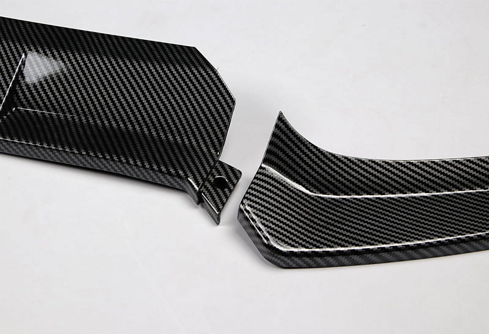 Stay Tuned Performance For 15-18 Mercedes W205 C180 C250 C300 Carbon Look Front Bumper Body Lip 3PCS